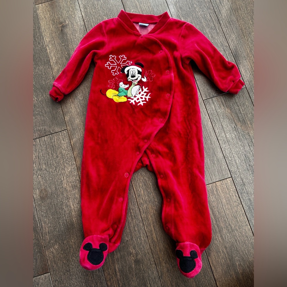 Disney Mickey Mouse holiday sleeper 3-6‎ months